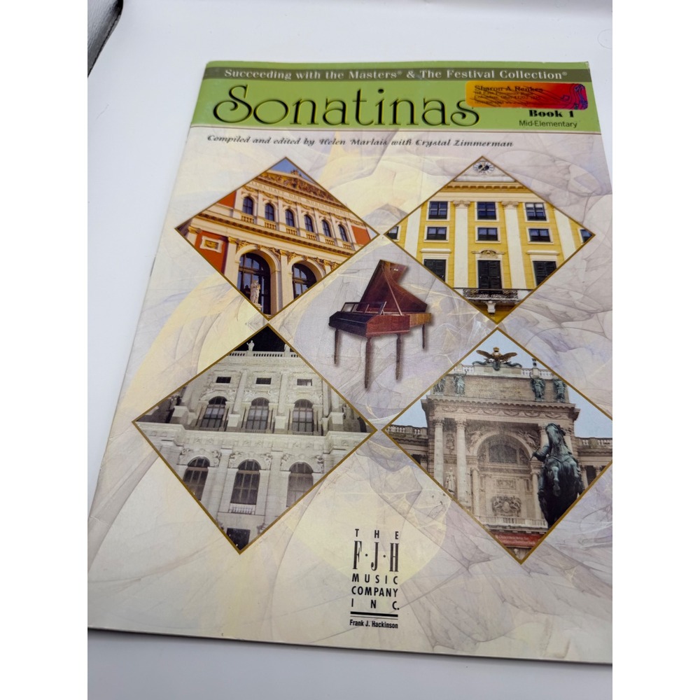 Succeeding with the Masters Sonatinas Book 1 Mid-Elementary Piano Sheet Music
